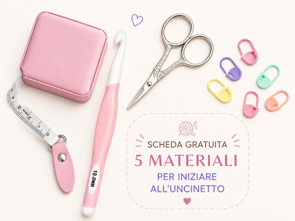 3 - Guida gratuita: 5 materiali da avere prima di iniziare!
