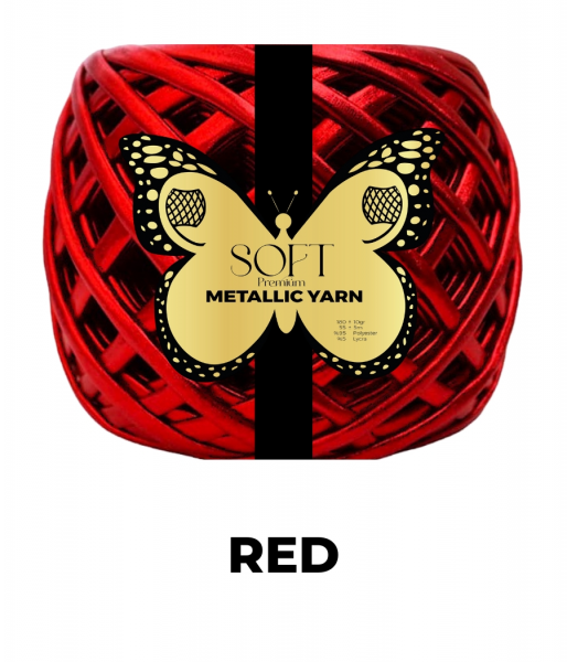 Fettuccia Metallica Rossa