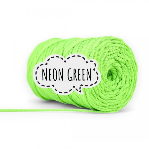 CORDINO PIATTO IN POLIESTERE 5MM PIMOtki – Neon Green