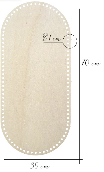 Base per culla 70 x 35 cm